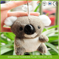 Fábrica OEM aceitar mini pelúcia koala urso chaveiro brinquedo